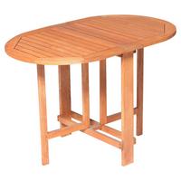 Gartentisch klappbar Eukalyptusholz L: 120 cm - Naturfarben, KONVENTIONELL, Holz (120/74/60cm) - Gardenson