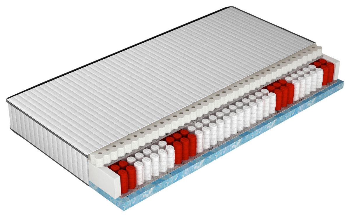 Taschenfederkernmatratze Live Buriano 90x200 Cm H2 H: 22 Cm - Textil (90/200cm)