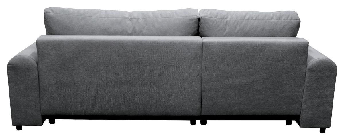 Ecksofa Velo Grau S: 160x250 cm - Schwarz/Grau, Design, Textil (160/250cm) - MID.YOU