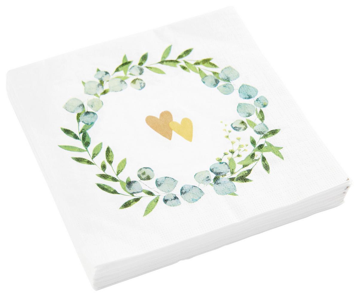 SERVÍTKA KAI - viacfarebná/modrá, papier (33cm)