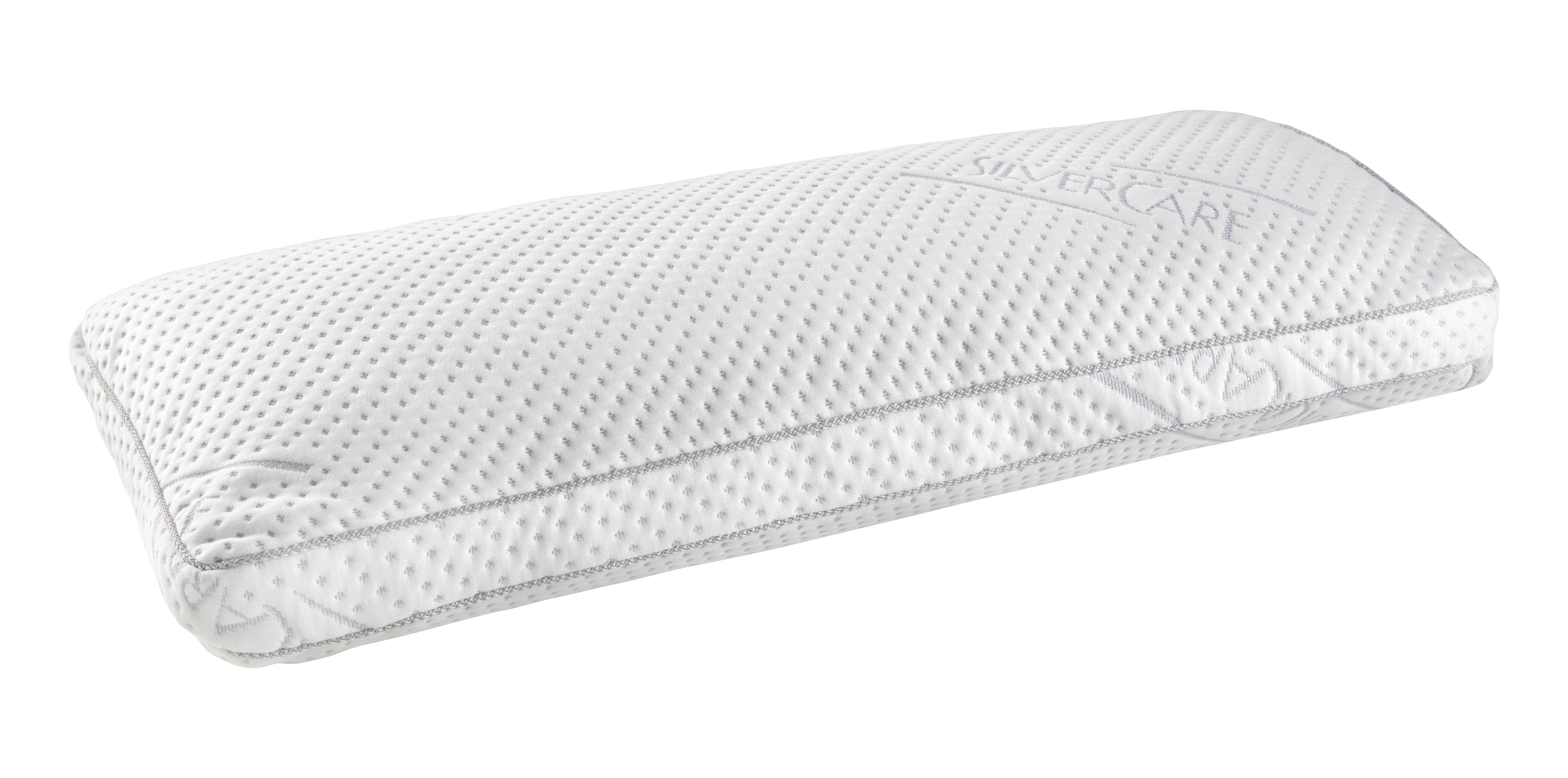 Šijový Vankúš Carat, 40/80cm, Biela - biela, textil (40/80cm) - Premium Living