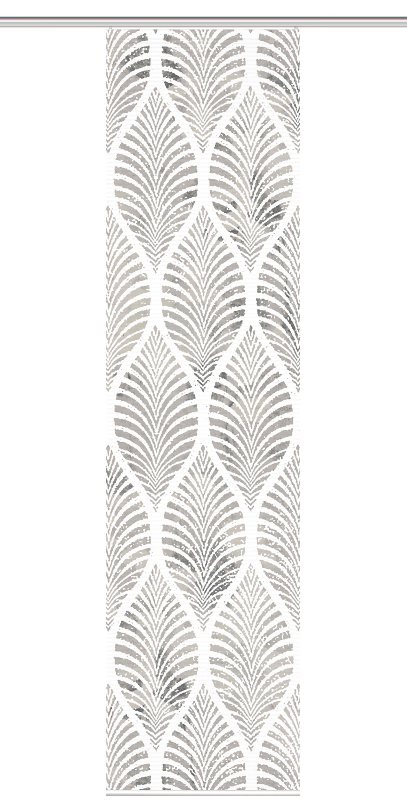 PANELOVÝ ZÁVĚS VIDARO - šedá, Natur, textil (60/245cm) - Schmidt W. Gmbh