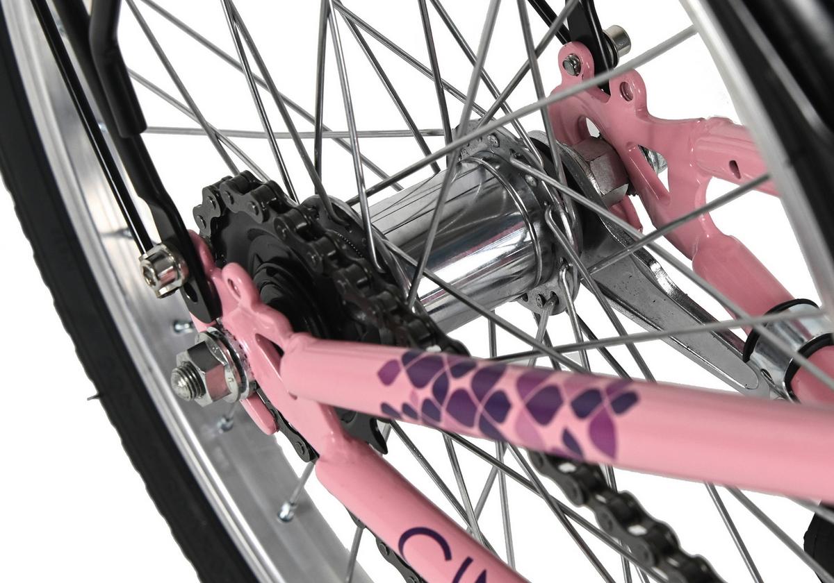 Dacapo Kinderfahrrad Cindy Rosa - Pink, Basics, Metall