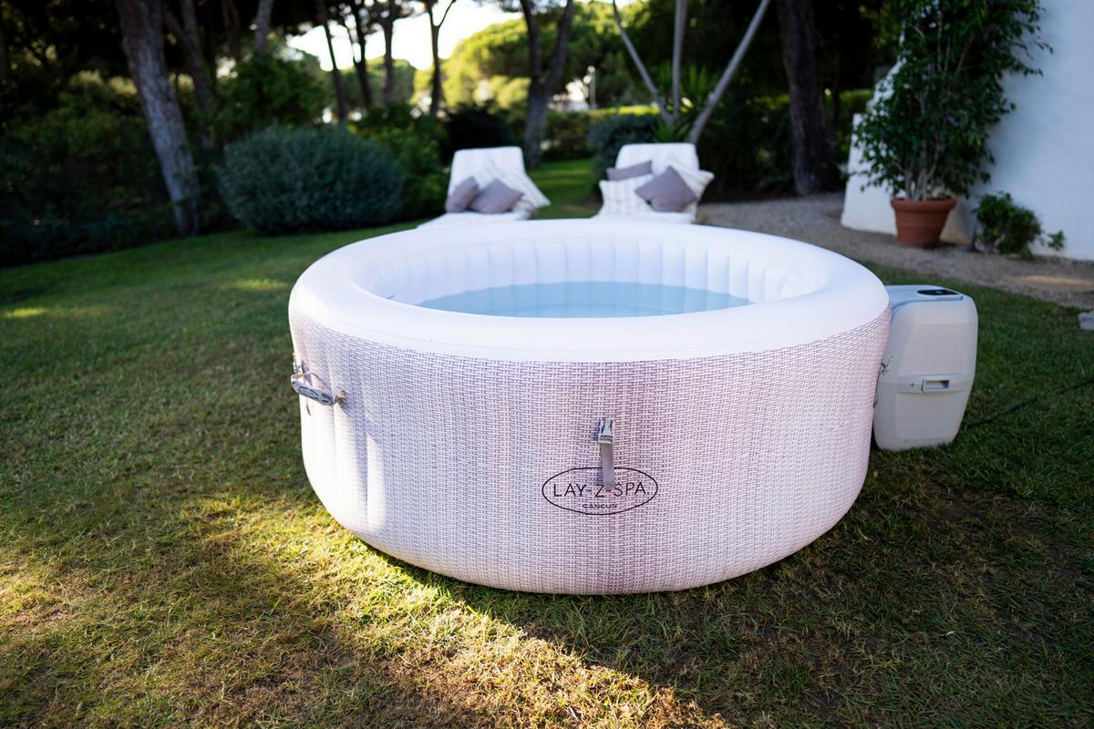 Felfújható Jakuzzi Lay-Z-Spa Kb. 180/66cm - szürke, Modern, műanyag (180/66cm) - Bestway