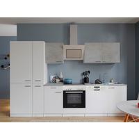 Küchenblock Malia Küchenblock 310 cm - Hellgrau/Graphitfarben, Basics, Holzwerkstoff (310cm) - Respekta