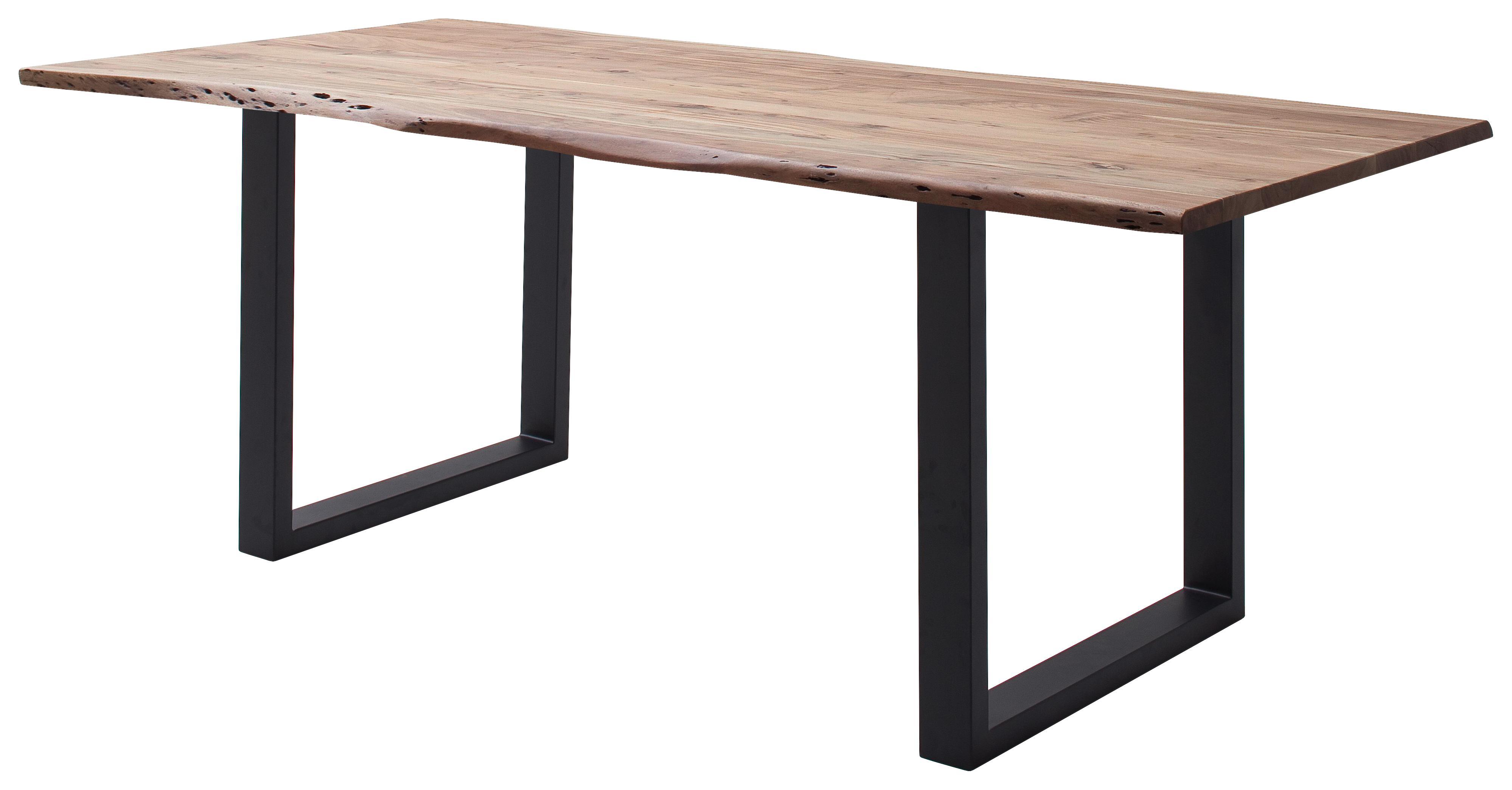 Esstisch Calabria Ca162akn - Anthrazit/Akaziefarben, MODERN, Holz (160/78/90cm)