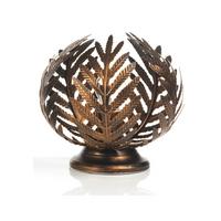 Tischleuchte 4996/Lpb - Bronzefarben, Natur, Metall (25/25cm)