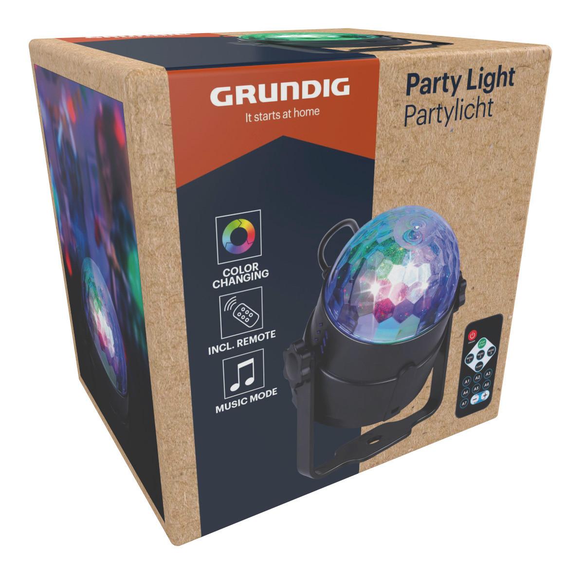 LED-Dekoleuchte, Disco 33601 - Basics, Kunststoff (8.7/8.7/9.5cm) - Grundig