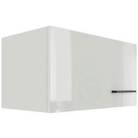 Horná kuchynská skrinka LEVI - čierna/sivá, Modern, kov/kompozitné drevo (60/32/32cm) - FlexWell