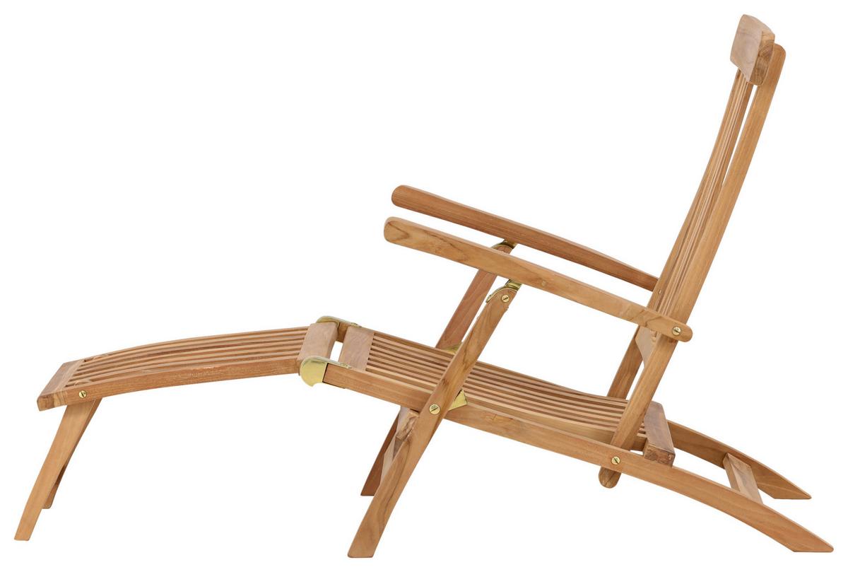 Sonnenliege Kenya Teakholz - KONVENTIONELL (60/95/150cm) - Gardenson