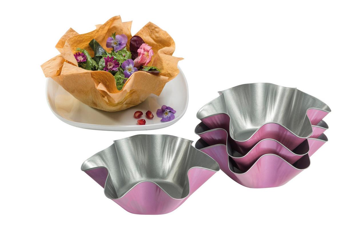 Backförmchen Elina - Hellrosa, Basics, Metall (6,5/16,5cm) - Zenker