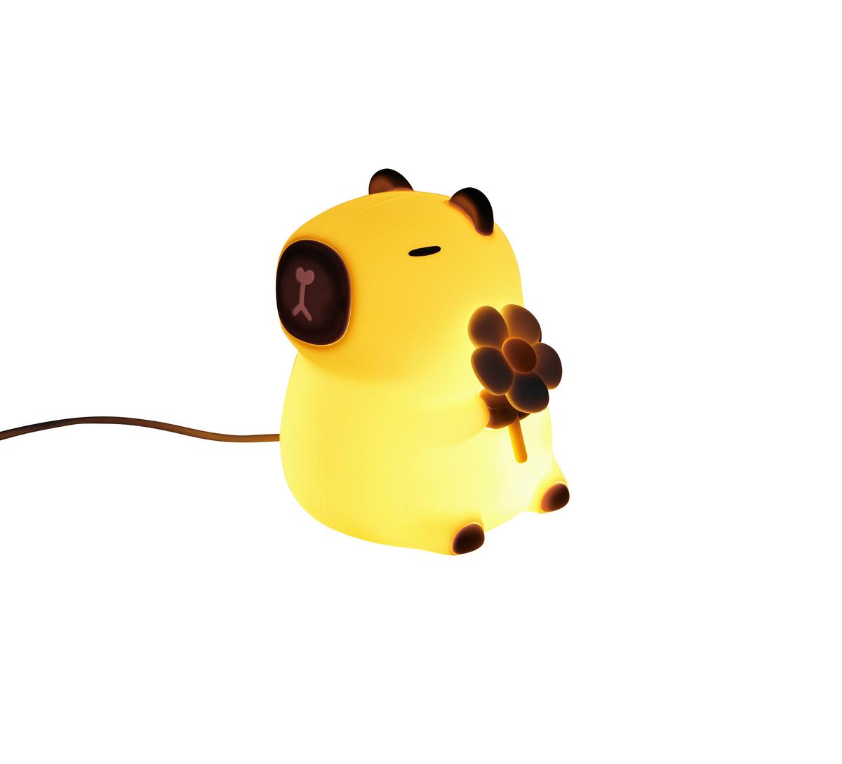 NOČNÍ SVĚTLO CAPYBARA - krémová, Moderní, plast (11/9,2/9cm) - Mömax