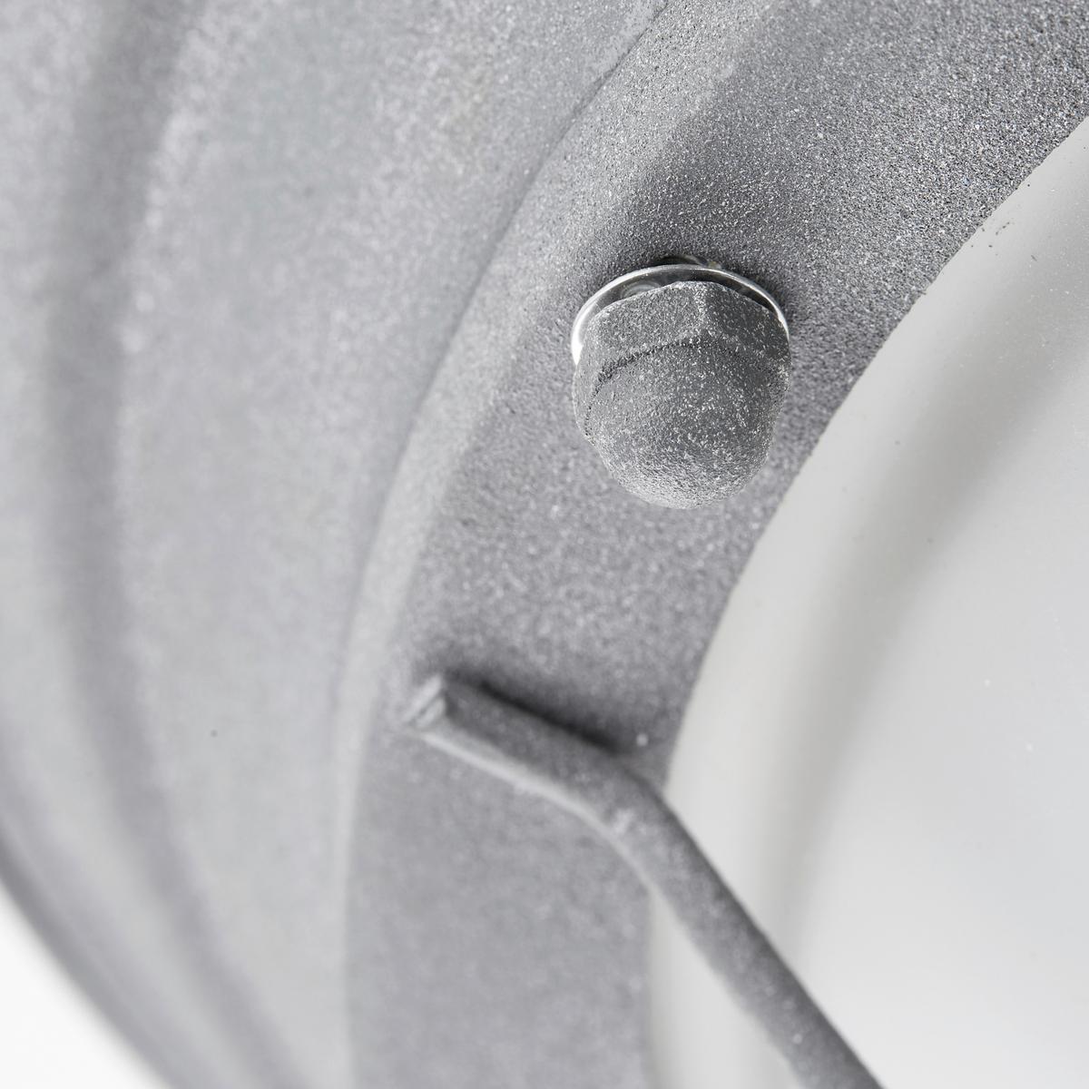 Deckenleuchte Typhoon Ø 34 cm 2-Flammig Industrial-Style - Grau, KONVENTIONELL, Glas/Metall (34/14,5cm) - Brilliant