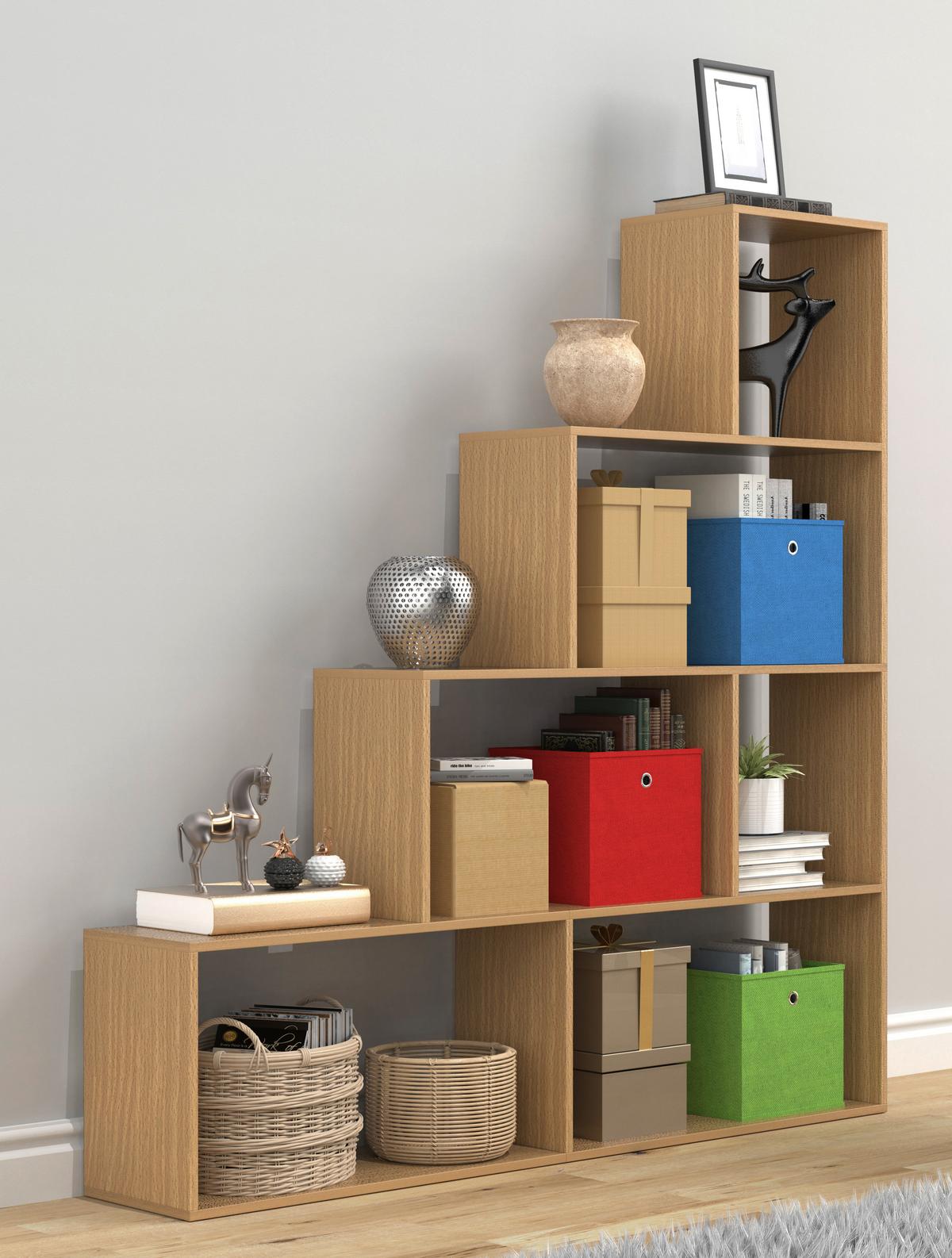 Regal Dubila Buchefarben B: 155 cm - Buchefarben, Basics, Holzwerkstoff (155/163/29cm) - MID.YOU