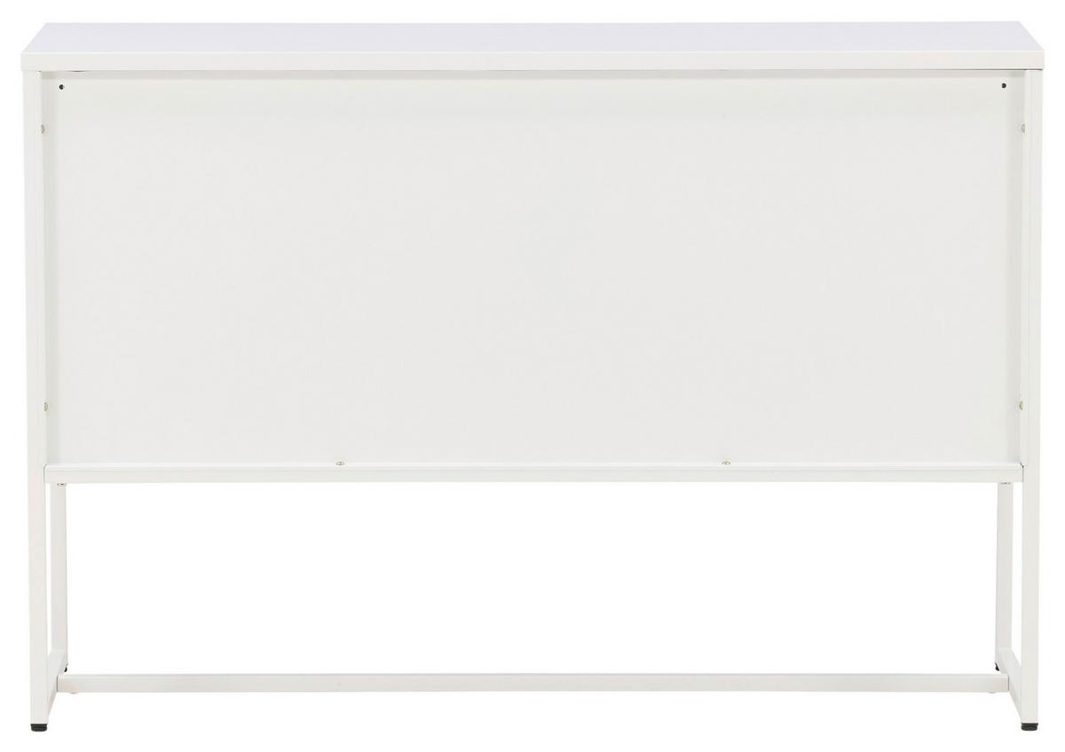 Sideboard Malla - Weiß, Design, Metall (120/80/40cm) - Livetastic