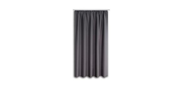 Vorhang Mit Band Ben Ii 135x175 Cm Grau - Grau, KONVENTIONELL, Textil (135/175cm) - Ondega