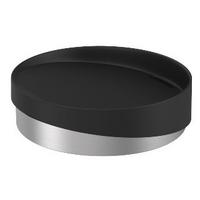 Miska na mydlo Chris - čierna, Modern, kov/plast (11/3cm) - Premium Living