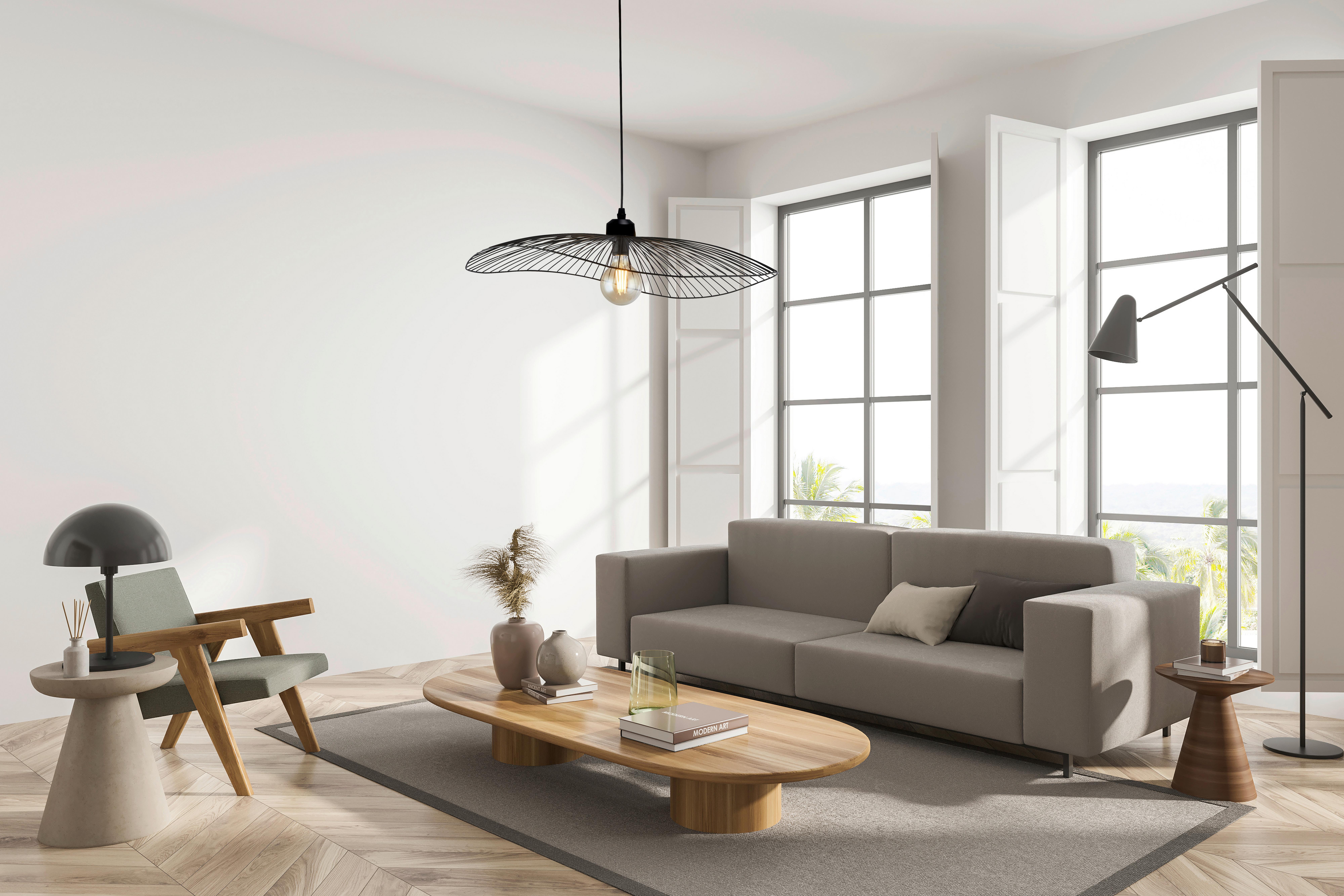 Hängeleuchte 88550bk - Schwarz, Design, Metall (71/120/53cm)