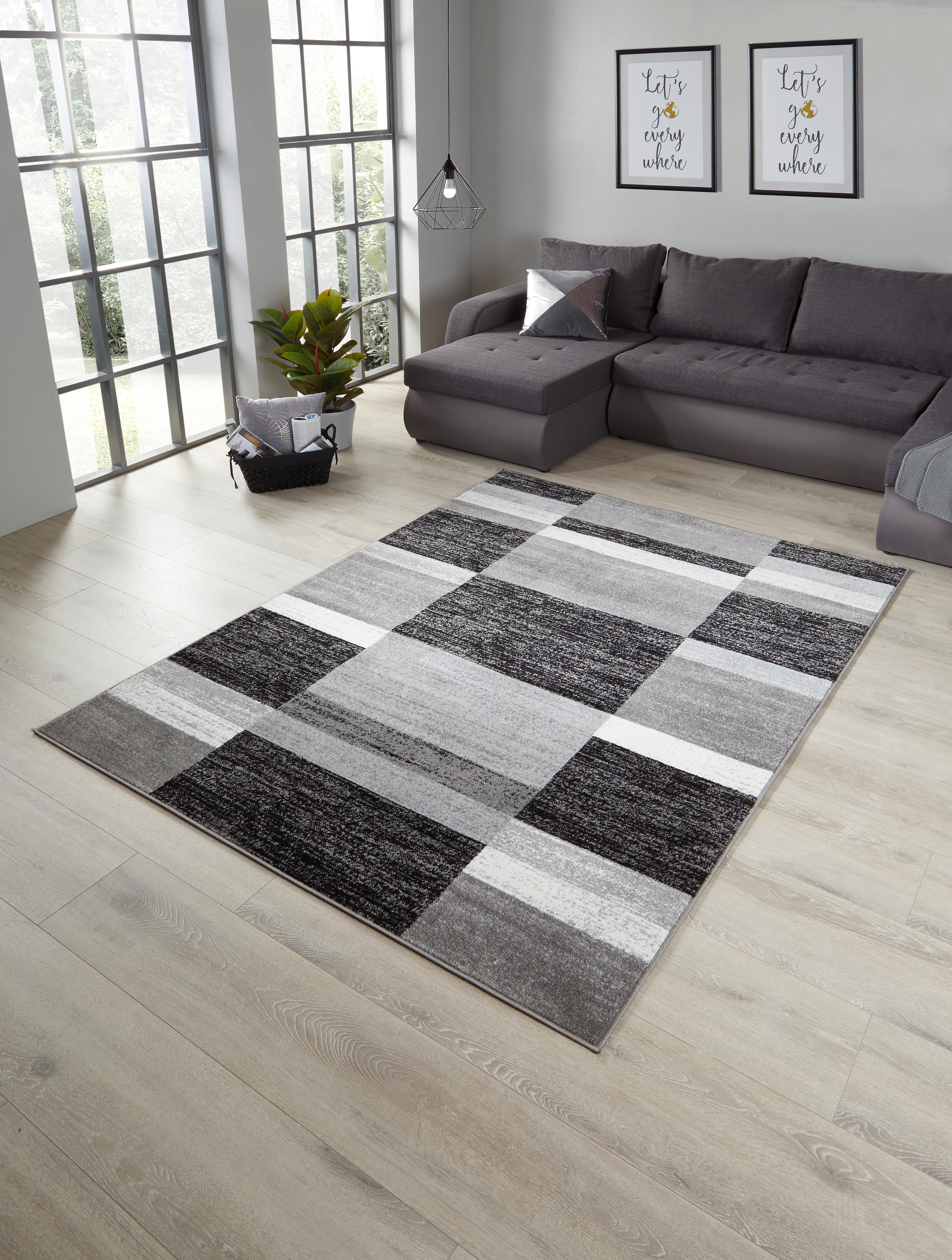 Webteppich Grau Stephanie 200x290 cm - Grau, MODERN, Textil (200/290cm) - James Wood