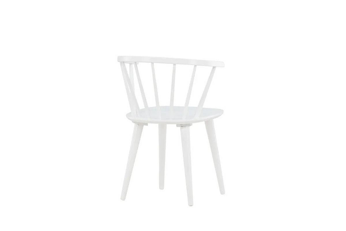 STUHL-SET Bobby Weiß 2-teilig - Weiß, MODERN, Holz (55/76/53cm) - Livetastic