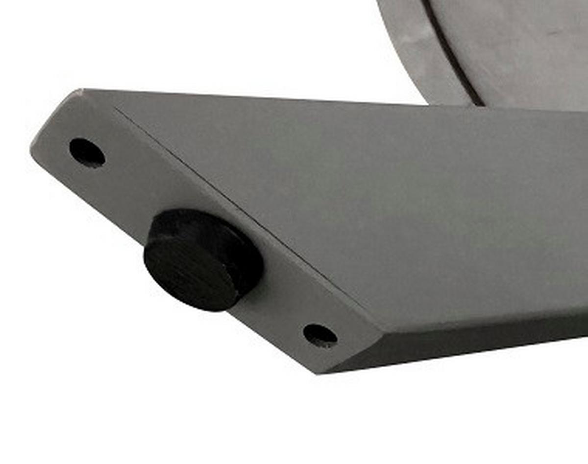 Esstisch Rund Monte 80x75 cm Grau - Grau, MODERN, Holzwerkstoff/Metall (80/80/75cm) - MID.YOU