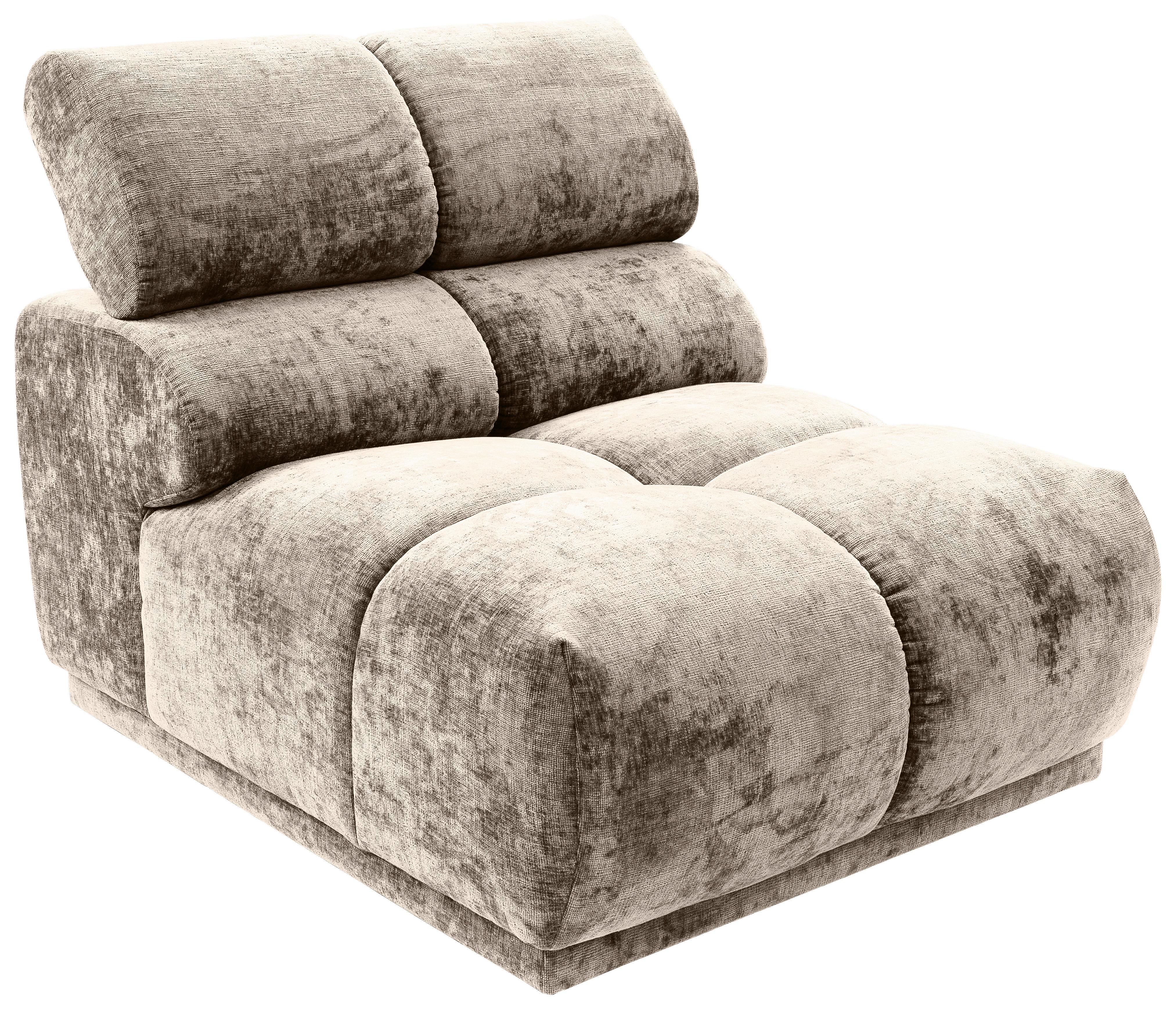Sofaelement Chani Taupe, B: 81 cm - Taupe, MODERN, Textil (81/86/113cm) - MID.YOU