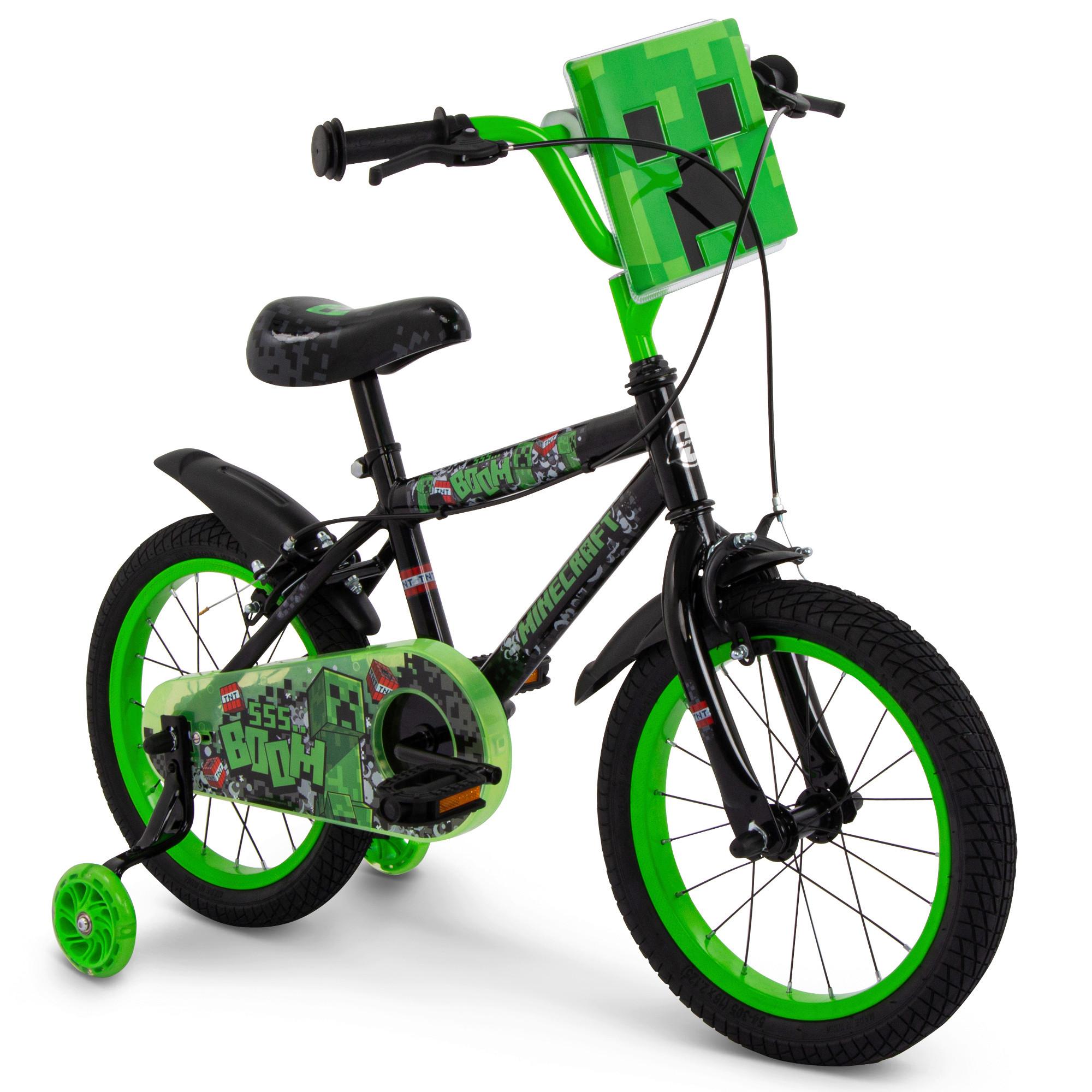 Kinderfahrrad Schwarz, 16 Zoll - Schwarz, Basics, Metall (54/84/106cm)