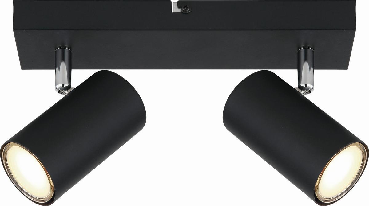 Spotlámpa Felix - fekete, Modern, fém (26/5,5/12cm) - Luca Bessoni