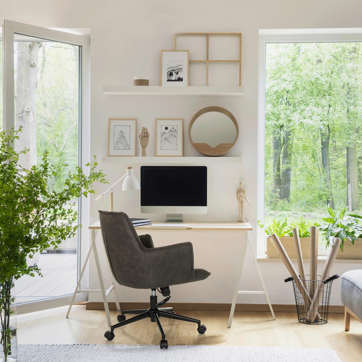 Drehstuhl Solao Life Dunkelgrau B: 54 cm - Dunkelgrau/Schwarz, MODERN, Kunststoff/Textil (54/85/70cm) - MID.YOU