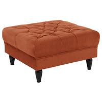 Hocker Cupido Rostfarben, B: 82 cm - Rostfarben/Schwarz, Design, Textil (82/44/82cm) - MID.YOU