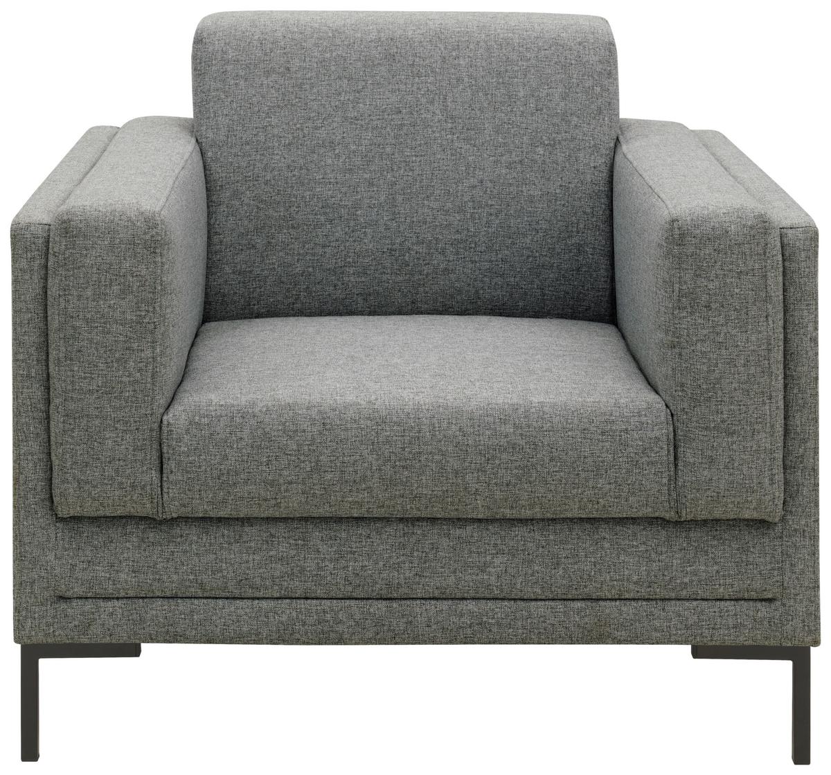 Sessel Looks Vii - Silberfarben/Schwarz, Design, Textil (97/82/90cm) - LOOKS by W.Joop