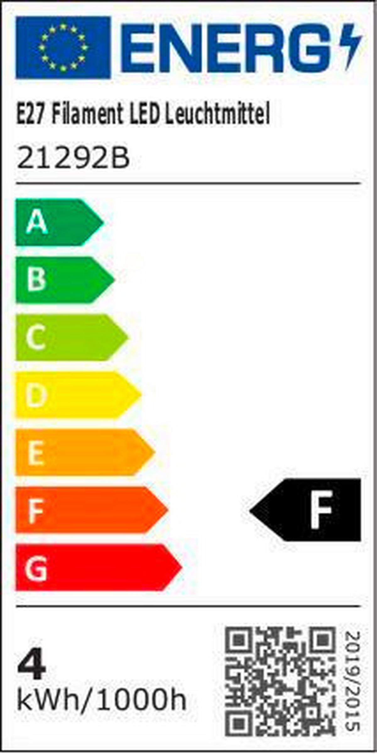 Deckenventilator Fanaway Industri 4-Flügel, Led-Leuchte - Walnussfarben/Bronzefarben, Design, Kunststoff/Metall (122/50cm) - P & B