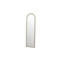 Dekospiegel Memphis Weiß B: 60cm - Weiß, MODERN, Glas/Holz (60/193/3cm) - Livetastic
