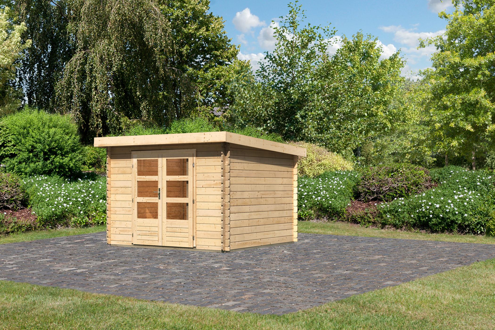 Gartenhaus Gamlitz 5 39937 Gamlitz 5 - Fichtefarben, Basics, Holz (297/229/297cm)