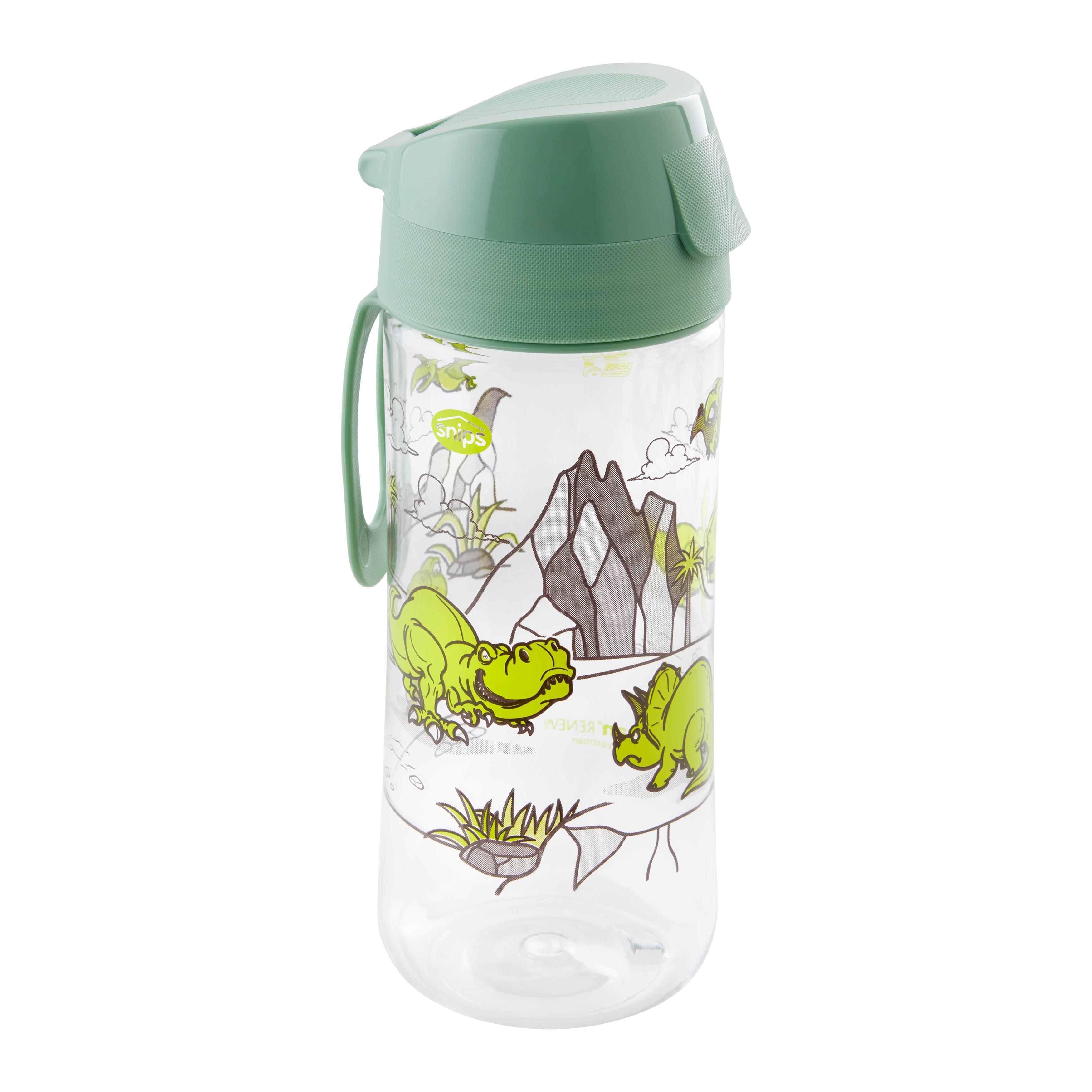 Dětská láhev na pití KIDS - tmavě zelená, Konvenční, plast (7/20cm) - Mömax