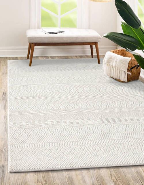 Webteppich Sign - Creme, KONVENTIONELL, Textil (160/230cm)