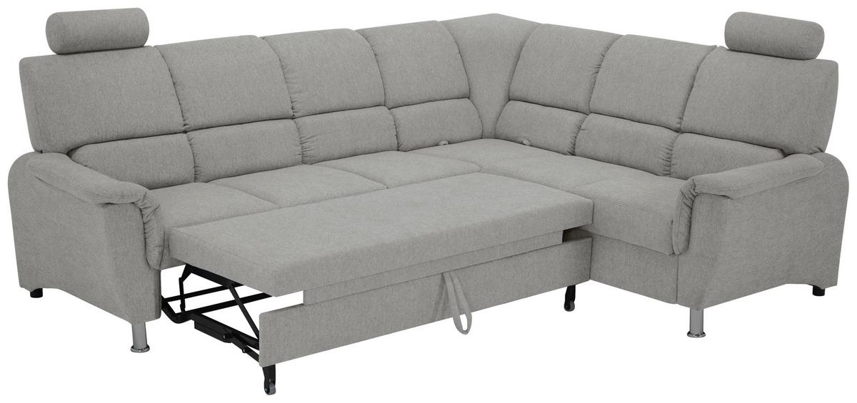 Sedačka MARSYLIA, pravá, šedá - šedá, Design (270/219cm) - MID.YOU