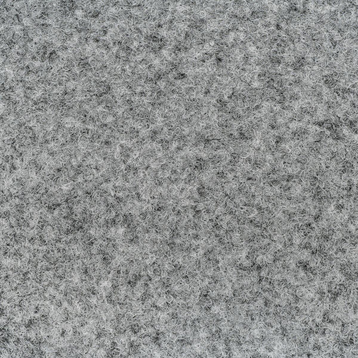 Teppichfliese Graublau Solid Vel 50x50 cm Florhöhe 4 mm - Graublau, Basics, Textil (50/50cm)