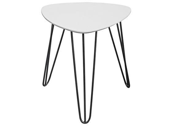 Kisasztal Tropf - fekete/fehér, modern, fém/faanyagok (40/42/40cm) Kisasztal Tropf - fekete/fehér, modern, fém/faanyagok (40/42/40cm)