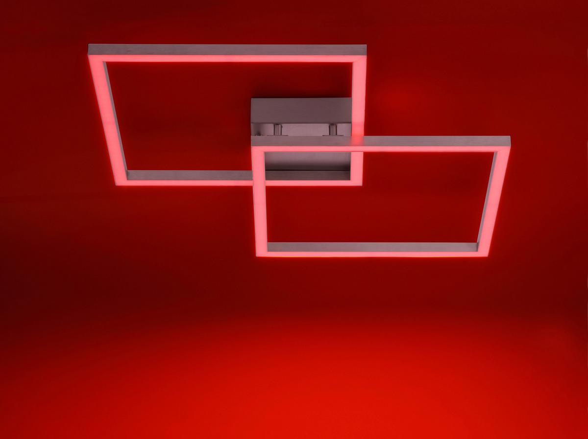 Led-deckenleuchte 16429-55 Lolasmart-Maxi - Silberfarben, Design, Kunststoff/Metall (63/63/8,5cm)