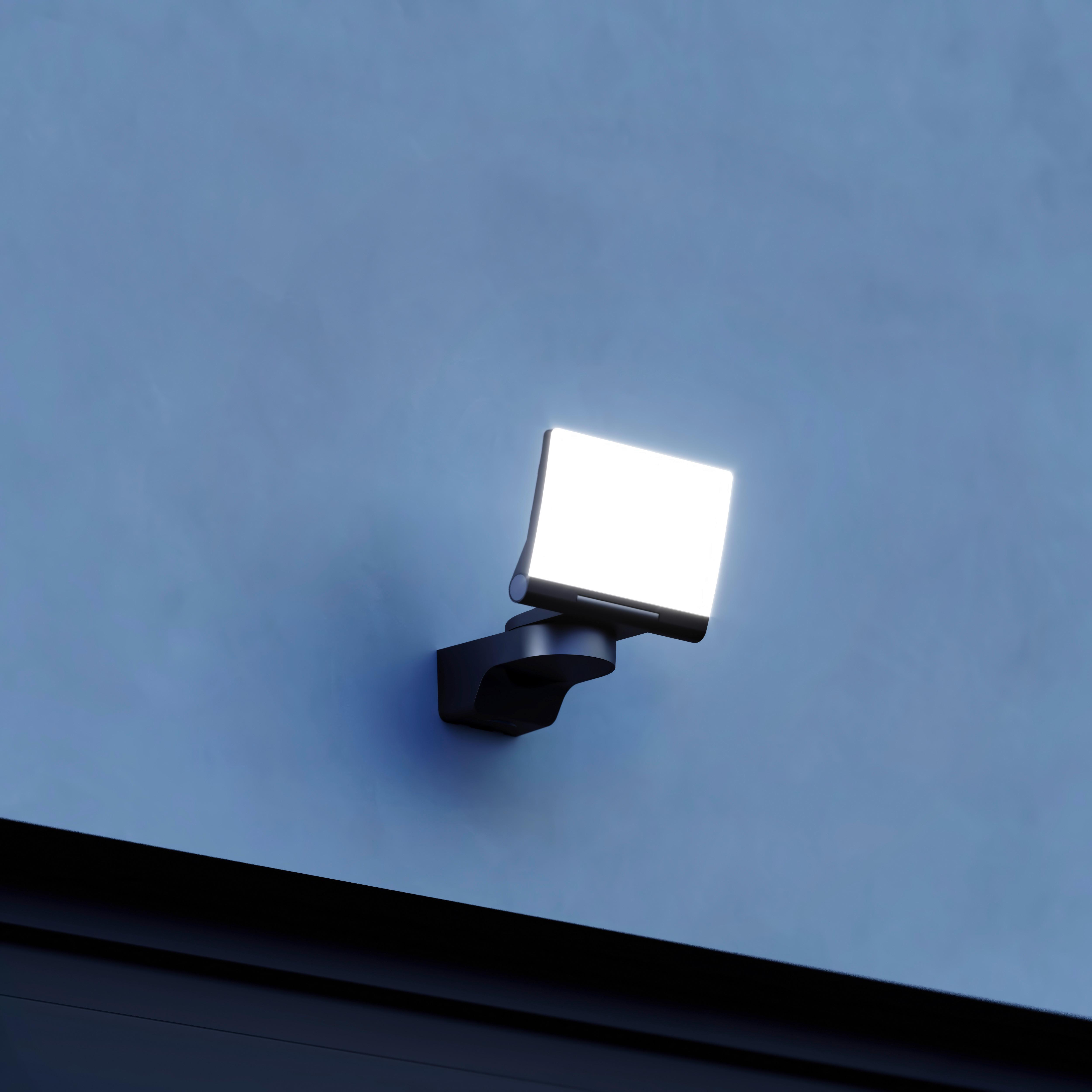Led-außenleuchte Led Strahler Xled Home 2 - Schwarz, Basics, Kunststoff (16,1/18/18,1cm) - Steinel