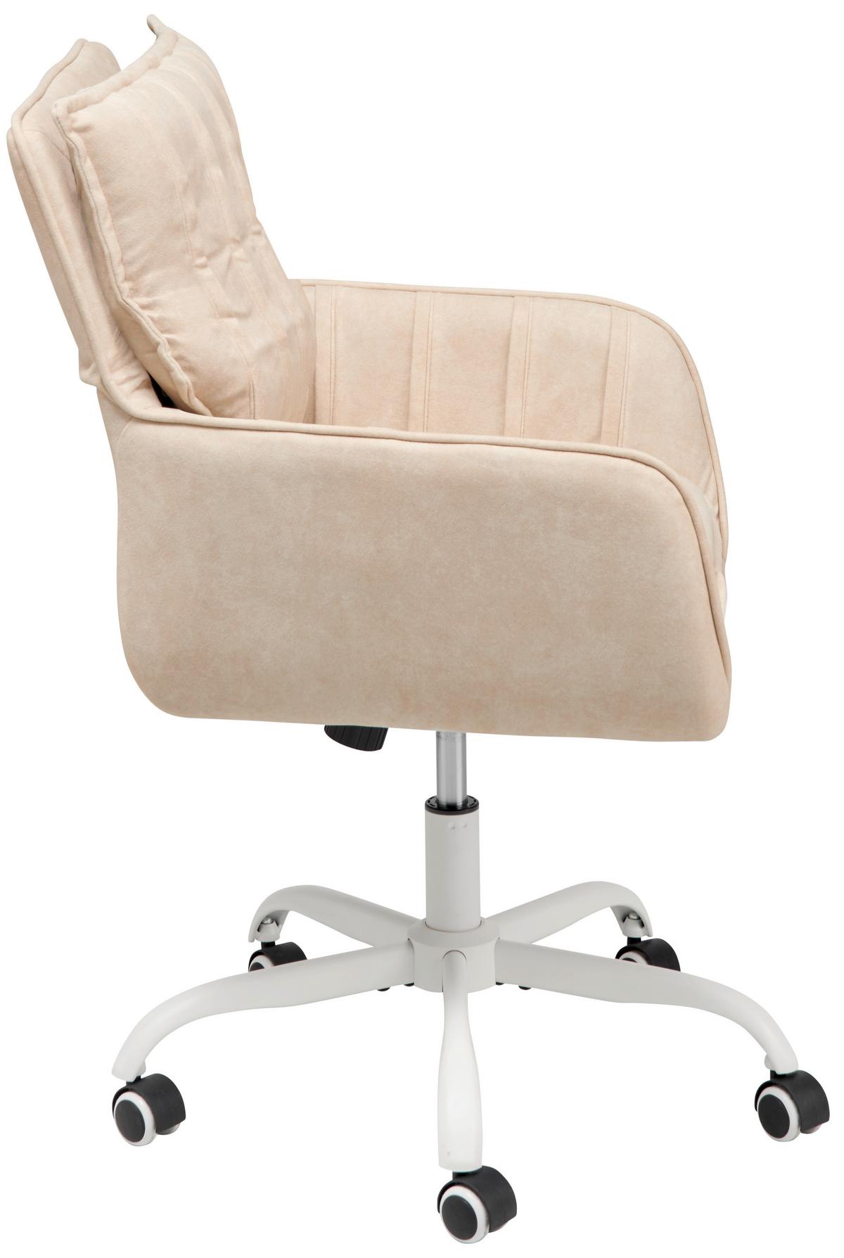 Drehstuhl Seattle - Beige, LIFESTYLE, Holz/Kunststoff (56/89-97/69cm) - MID.YOU