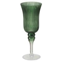 Windlicht Manou - Grün, Basics, Glas (11/30cm)