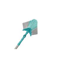 Eckbesen mit Teleskopstiel B: 24 cm Kunststoff-Borsten - Blau/Schwarz, KONVENTIONELL, Kunststoff/Metall (24/128cm) - Ondega
