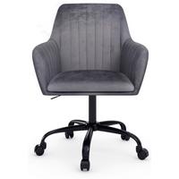 Drehstuhl Perry Anthrazit B: 58cm - Anthrazit/Schwarz, Design, Textil/Metall (58/78/54cm) - MID.YOU