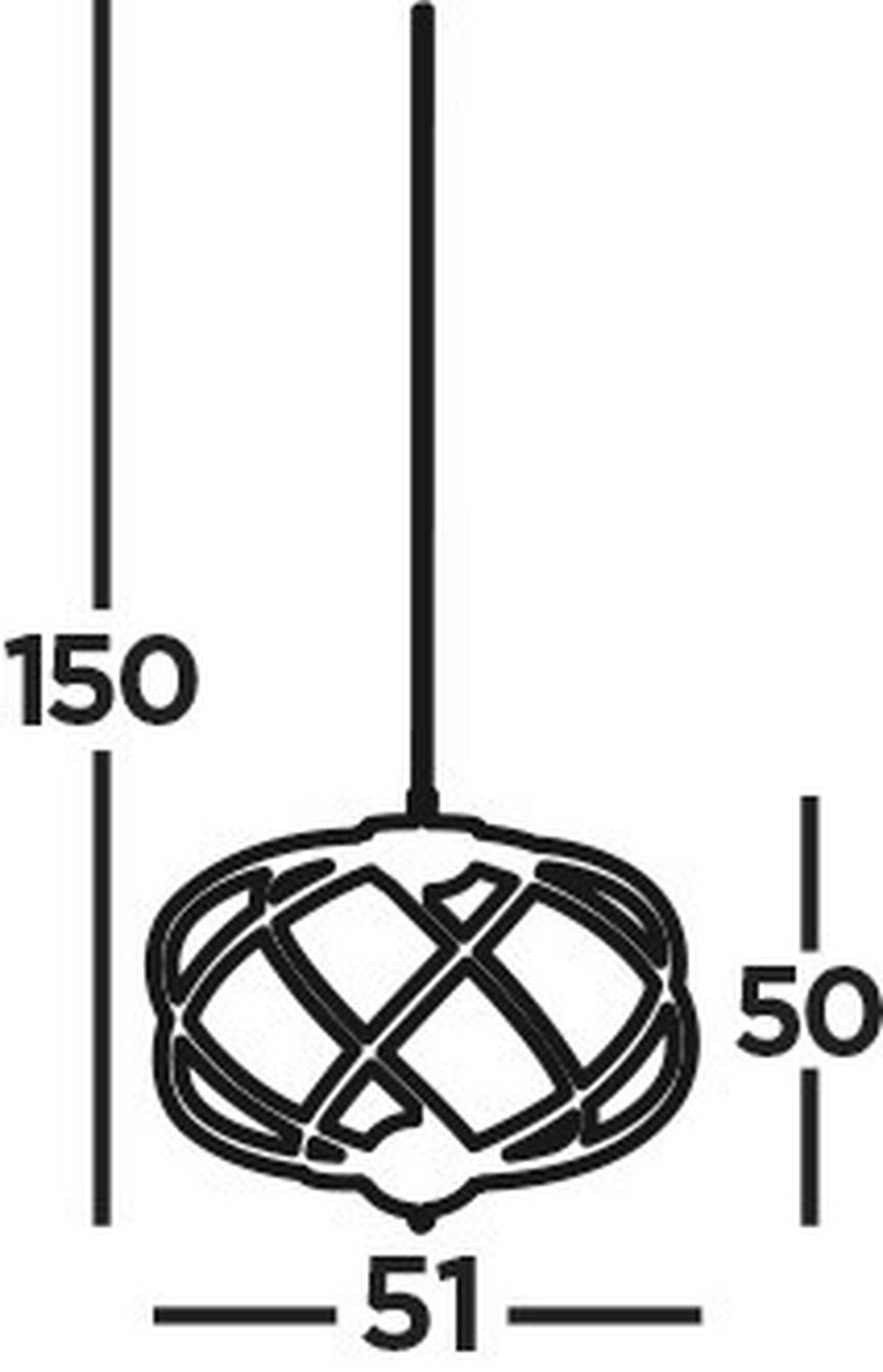 LED-Hängeleuchte Magic 7lt 6500-7cc - Chromfarben, Basics, Kunststoff/Metall (51/50cm)