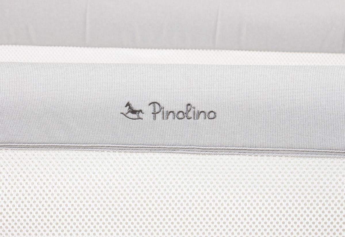 Beistellbett Metall/textil H: 91 Cm - Anthrazit/Hellgrau, Basics, Textil/Metall (91cm) - Pinolino