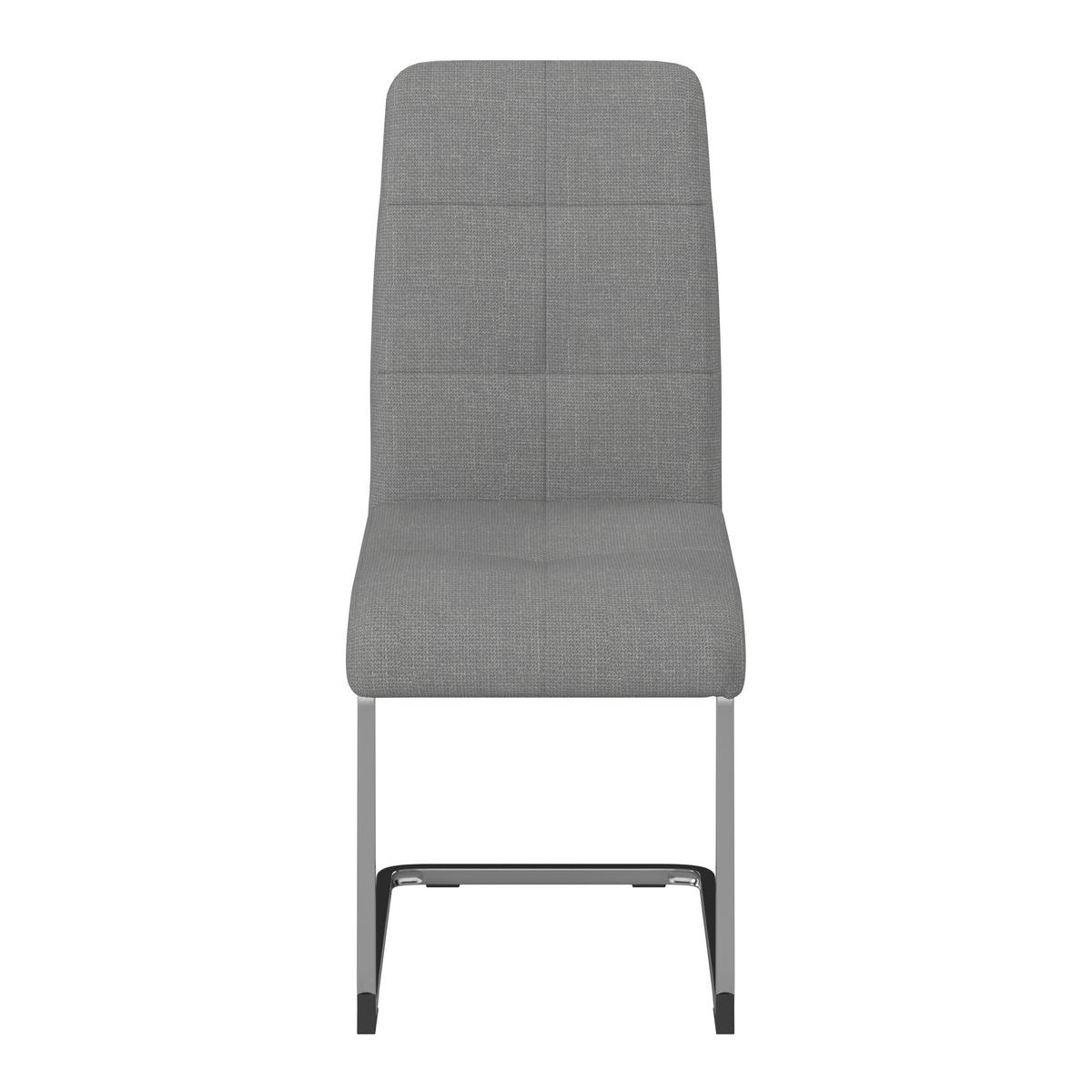 . . - šedá/barvy niklu, Moderní, kov/textil (43/99/60cm) - Bessagi Home