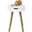 Beistelltisch Fjord inkl. Schublade - Naturfarben/Weiß, MODERN, Holz/Holzwerkstoff (40/52cm) Beistelltisch Fjord inkl. Schublade - Naturfarben/Weiß, MODERN, Holz/Holzwerkstoff (40/52cm)