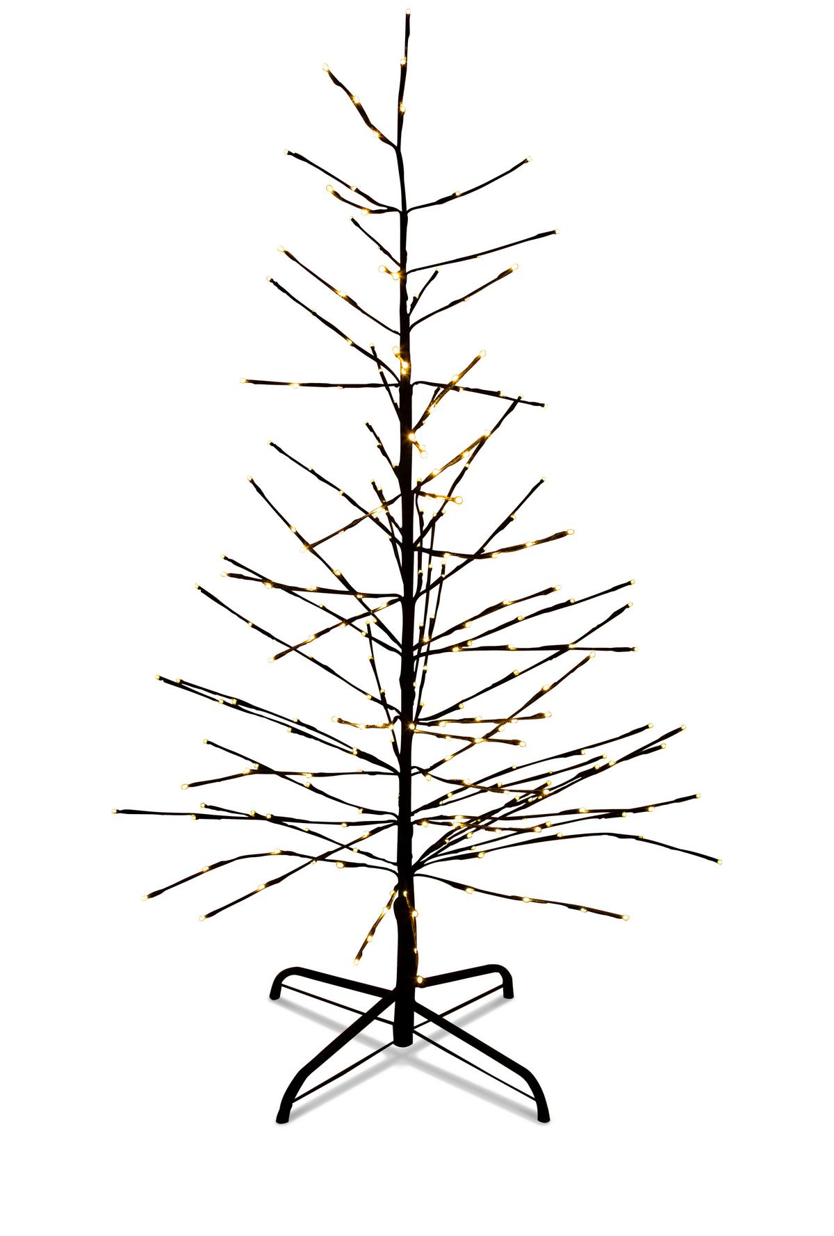 Dekorační LED svítidlo BAUMI, V: 150cm - černá, Konvenční, kov/plast (150cm) - Modern Living